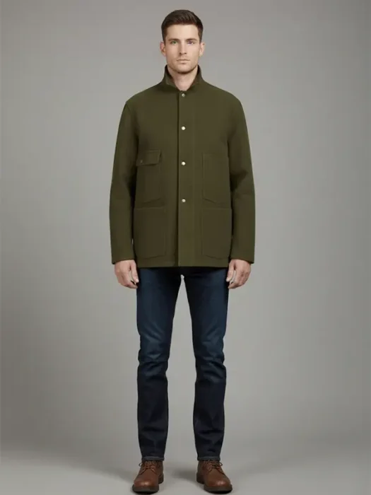 Carter Moleskin Chore Jacket Olive