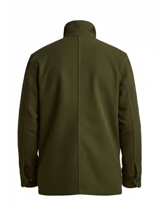 Carter Moleskin Chore Olive Jacket Back