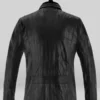 Chris Hemsworth Black Leather Jacket Back