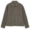 Harrington Moleskin Mushroom Brown Jacket