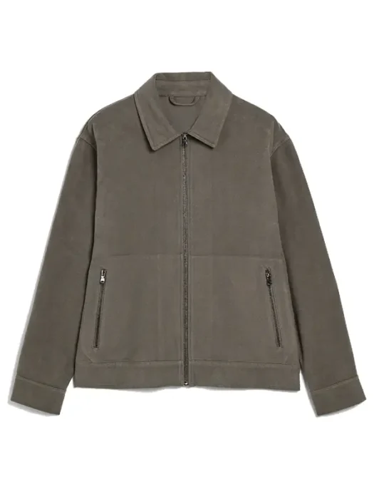 Harrington Moleskin Mushroom Brown Jacket