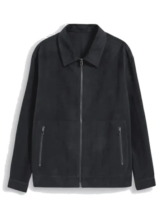 Harrington Moleskin Navy Jacket