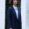 Indira Varma Blazer Blue