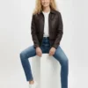 Ivy Brown Faux Jacket