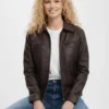 Ivy Faux Leather Jacket
