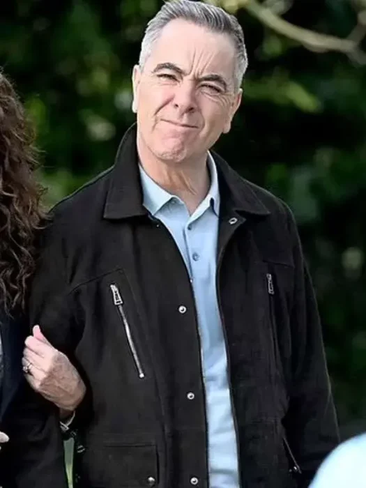 James Nesbitt Run Away Black Suede Leather Jacket