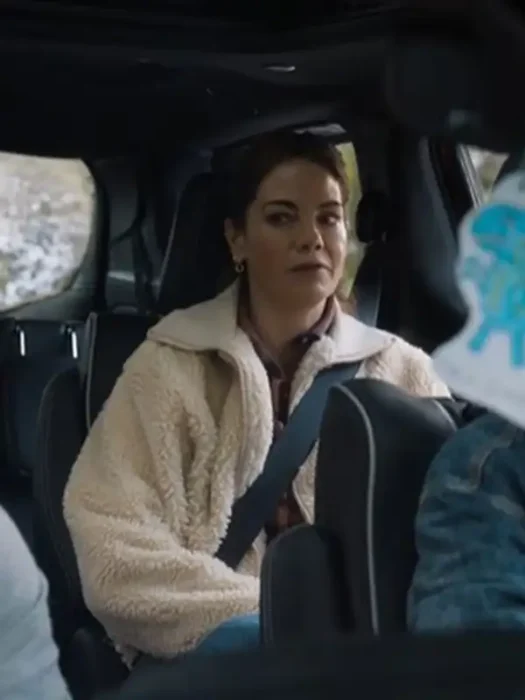 Jessica Morgan The Family Plan 2 Sherpa Fleece Jacket