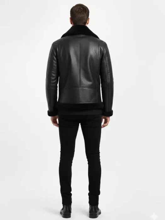 Jimmy Black Aviator Jacket Back