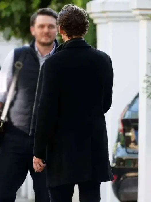 Jonathan Pine Black Coat Back