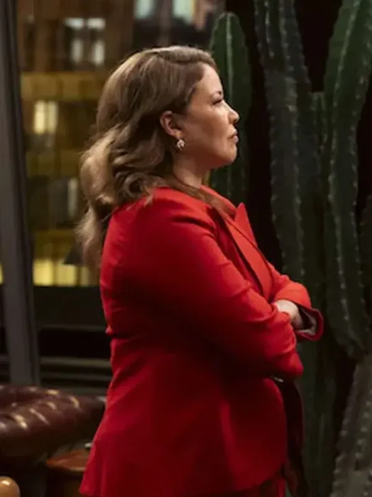 Justina Machado Matlock Red Blazer