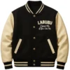 LABUBU Black Satin Bomber Jacket