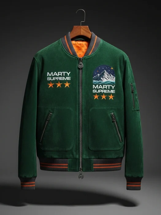 Marty Supreme Bomber Green Jacket