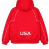 Marty Supreme Red Jacket Back