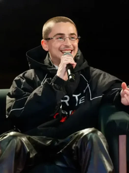 Marty Supreme Timothee Chalamet Black Hoodie Jacket