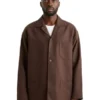 Mens Brown Moleskin Jacket