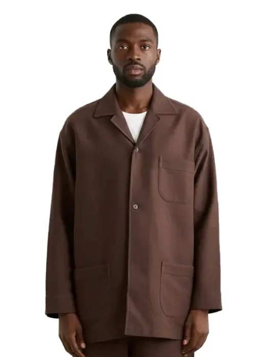 Mens Brown Moleskin Jacket