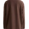 Mens Brown Moleskin Jacket Back