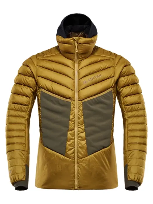 Mens G2 Bakosi Hooded Hybrid Jacket Green