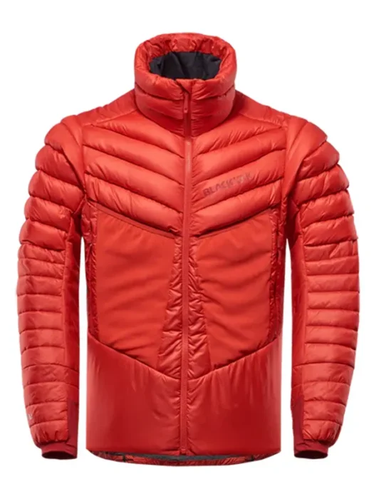 Mens G2 Bakosi Hooded Hybrid Jacket Red