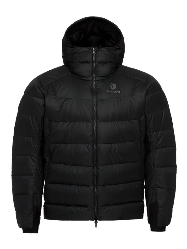 Mens Tilicho Hooded Puffer Jacket Black