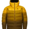 Mens Tilicho Hooded Puffer Jacket Yellow