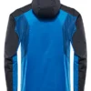 Mens Zubron Hooded Jacket Blue Back