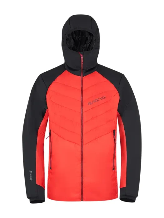 Mens Zubron Hooded Jacket Red
