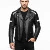 Motorcycle Black Leather Jacket