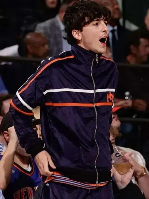 New York Knicks Game Timothee Chalamet Track Jacket