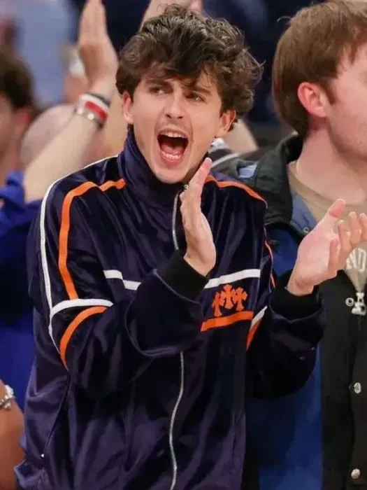 New York Knicks Timothee Chalamet Track Jacket