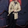 Noah Schnapp Stranger Things Premiere Beige Trench Coat
