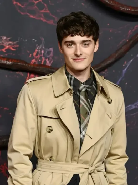 Noah Schnapp Stranger Things Premiere Trench Coat