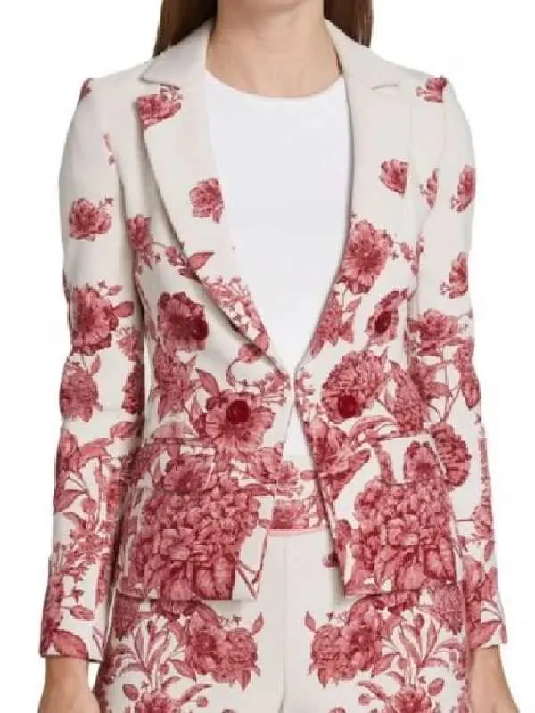 Pluribus Xiu Mei Floral Blazer
