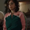 Rakhee Morzaria Run the Burbs Green And Pink Jacket