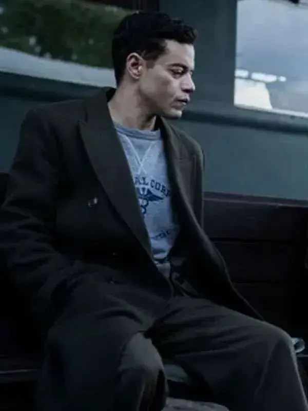 Rami Malek Nuremberg 2025 Wool Coat