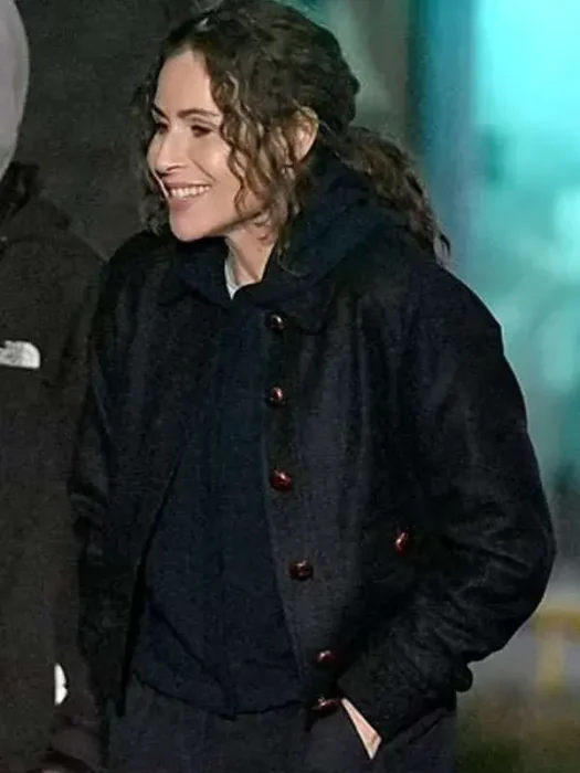 Run Away Minnie Driver Wool Black Jacket