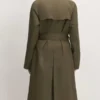 Sarah Franklin Matlock S01 Trench Coat Back