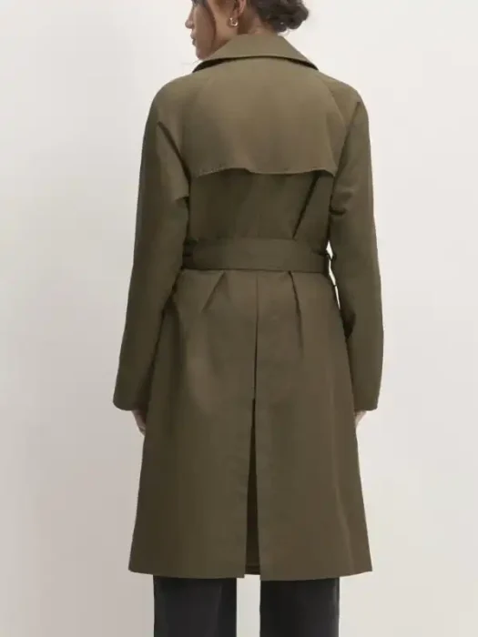 Sarah Franklin Matlock S01 Trench Coat Back