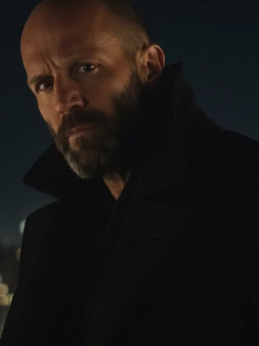 Shelter 2026 Jason Statham Black Coat