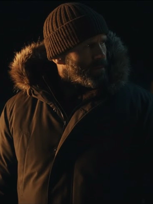 Shelter 2026 Jason Statham Fur Hooded Coat
