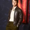 Steve Harrington Stranger Things Premiere Brown Leather Jacket