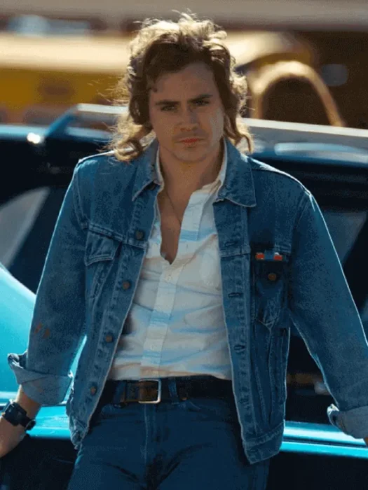 Stranger Things Billy Hargrove Blue Denim Jacket