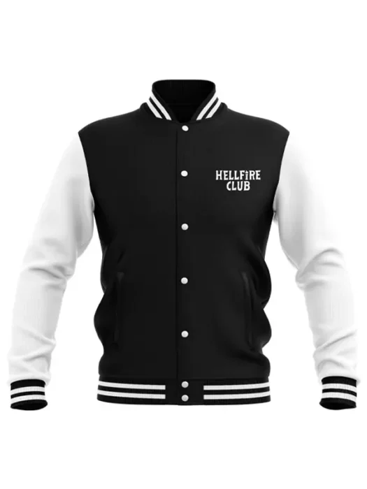 Stranger Things Hellfire Club Vintage Varsity Jacket