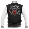 Stranger Things Hellfire Club Vintage Varsity Jacket Back