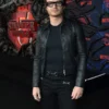 Stranger Things Premiere Steve Harrington Black Leather Jacket