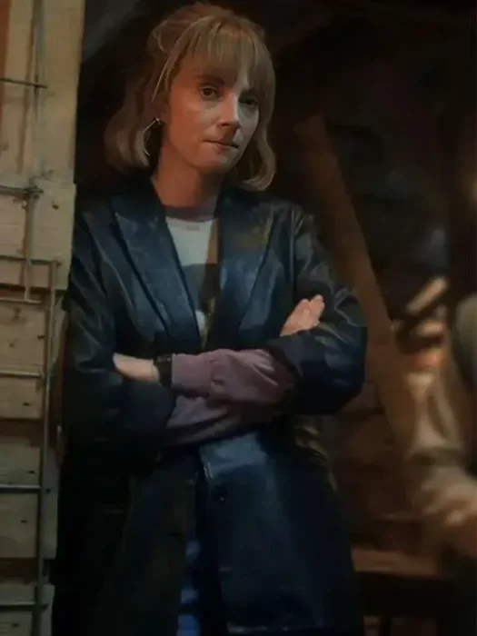 Stranger Things Robin Buckley Leather Coat