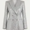 Taylor Swift The Man Silver Blazer