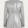 Taylor Swift The Man Silver Blazer Back
