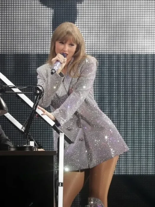Taylor Swift The Man Silver Blazer Inspired by Eras Tour