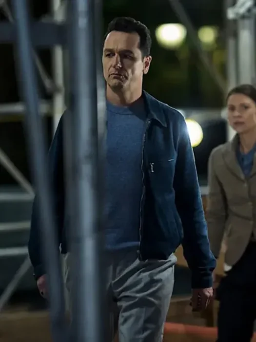 The Beast in Me Nile Jarvis Blue Suede Jacket